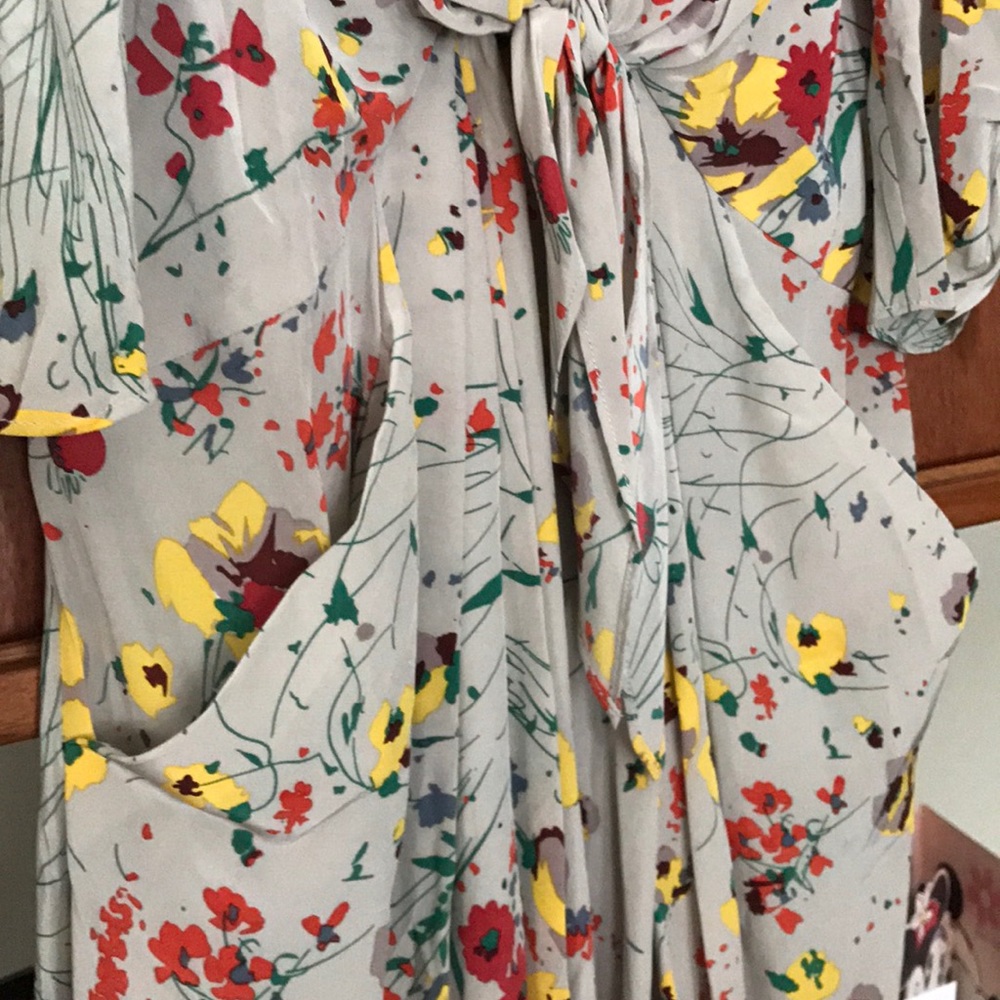 Anthropologie Baraschi brand soft silk dress - Picture 4 of 8
